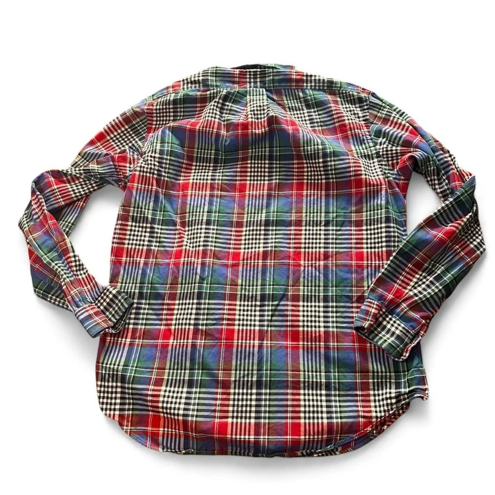 Polo Ralph Lauren Men’s‎ Custom Fit Long Sleeve Plaid Shirt Size Large